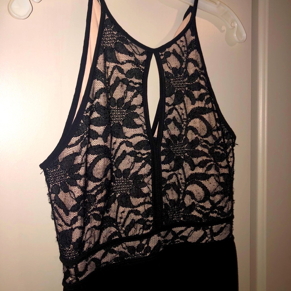 Black Formal Dress with Lace